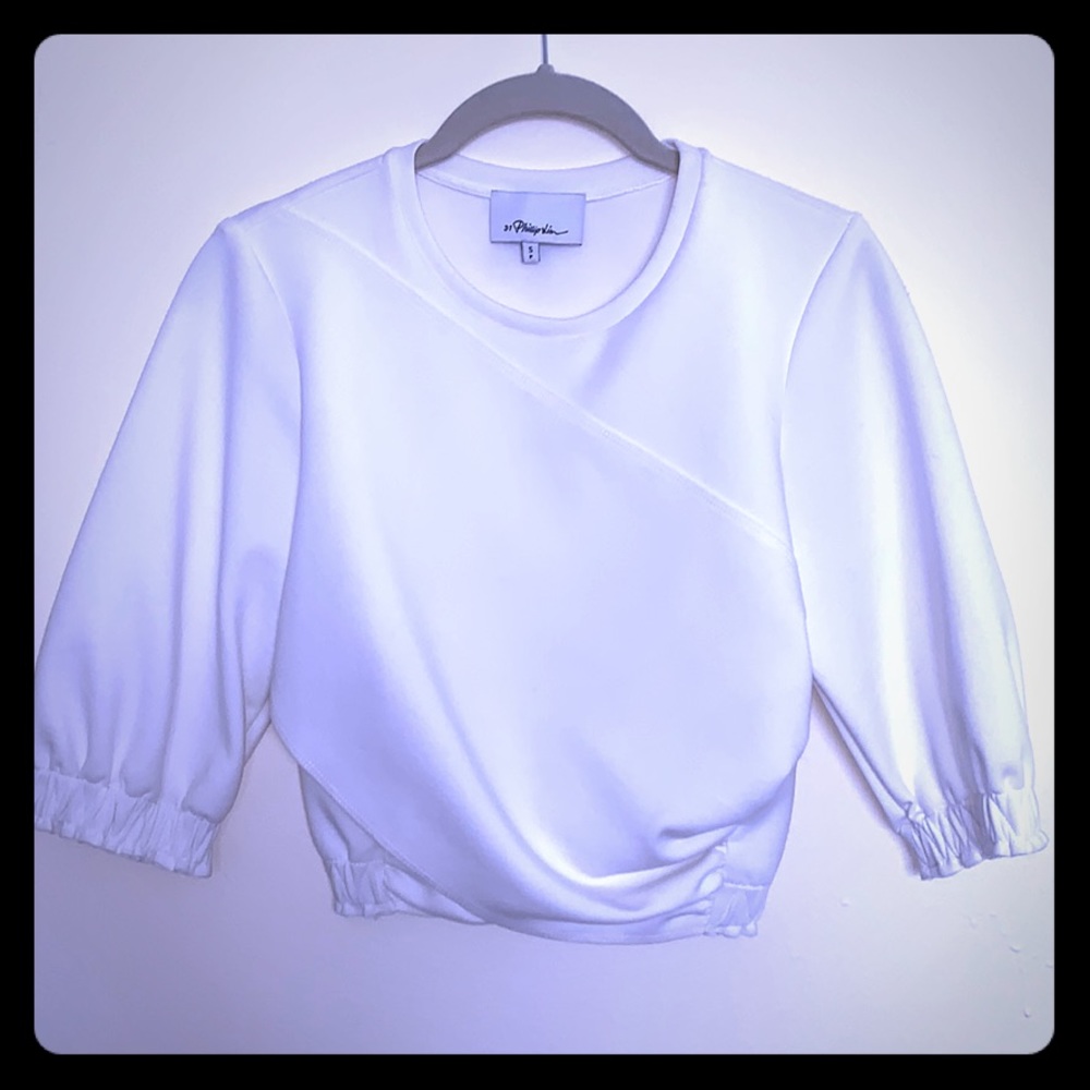 Phillip Lim Cross front crop top NWOT